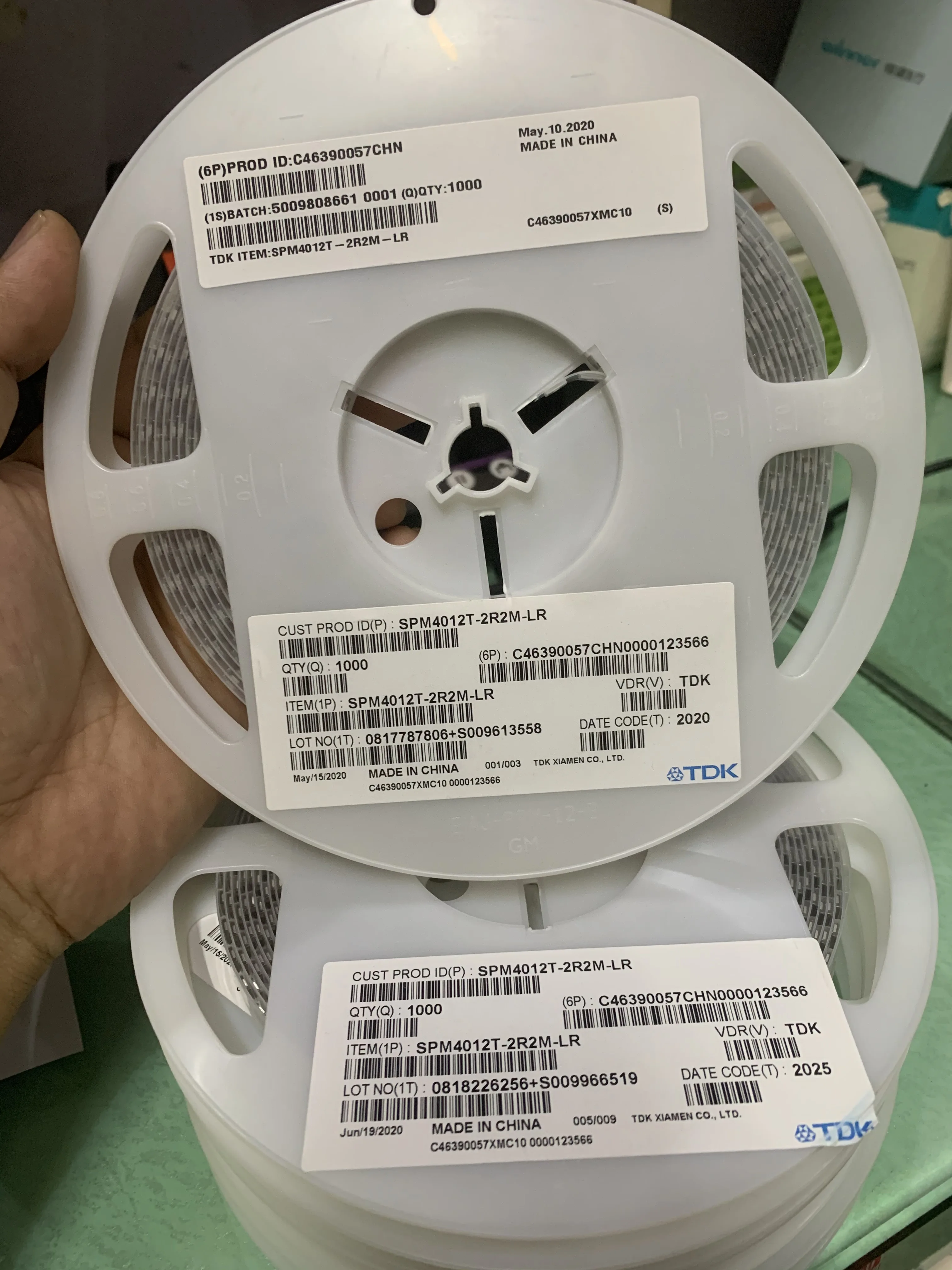 SPM4020T-2R2M-LR 2.2uH ±20% 5.3A Power Inductors