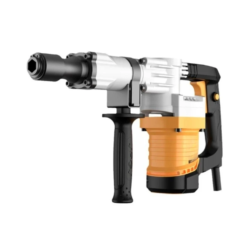 110V 220V Heavy Duty Electric Demolition Hammer Industrial Power Tool for Concrete Breaking and Wall Demolition