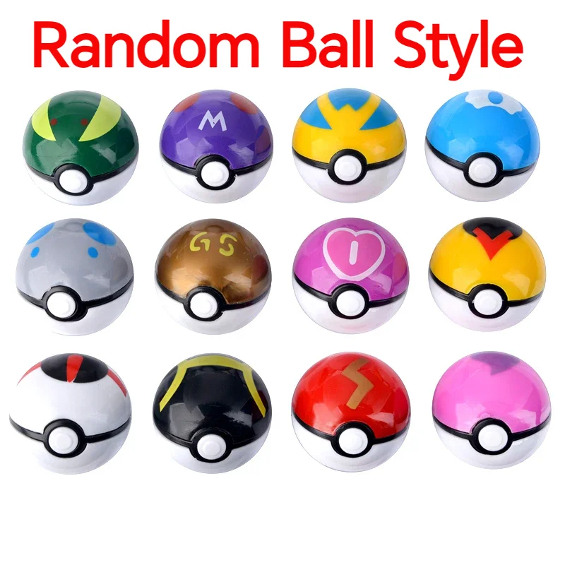 12 stks/set Pokemon Pikachu Pokeball Action Figure Game Poke Ball Model Anime Figuur Poppen Kinderen Verjaardagscadeau Speelgoed
