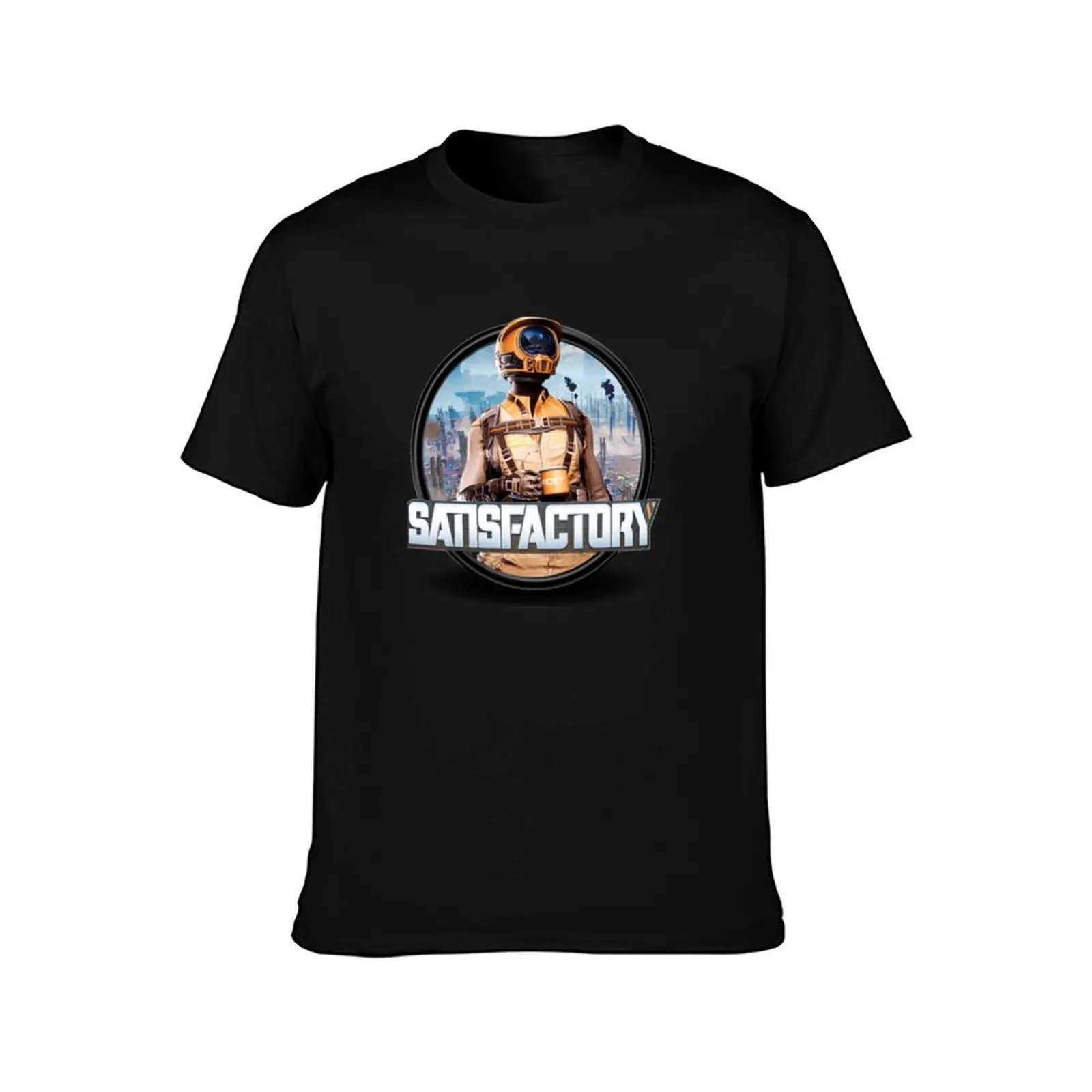 Satisfactory Game T-Shirt man t shirts for men T-Shirt