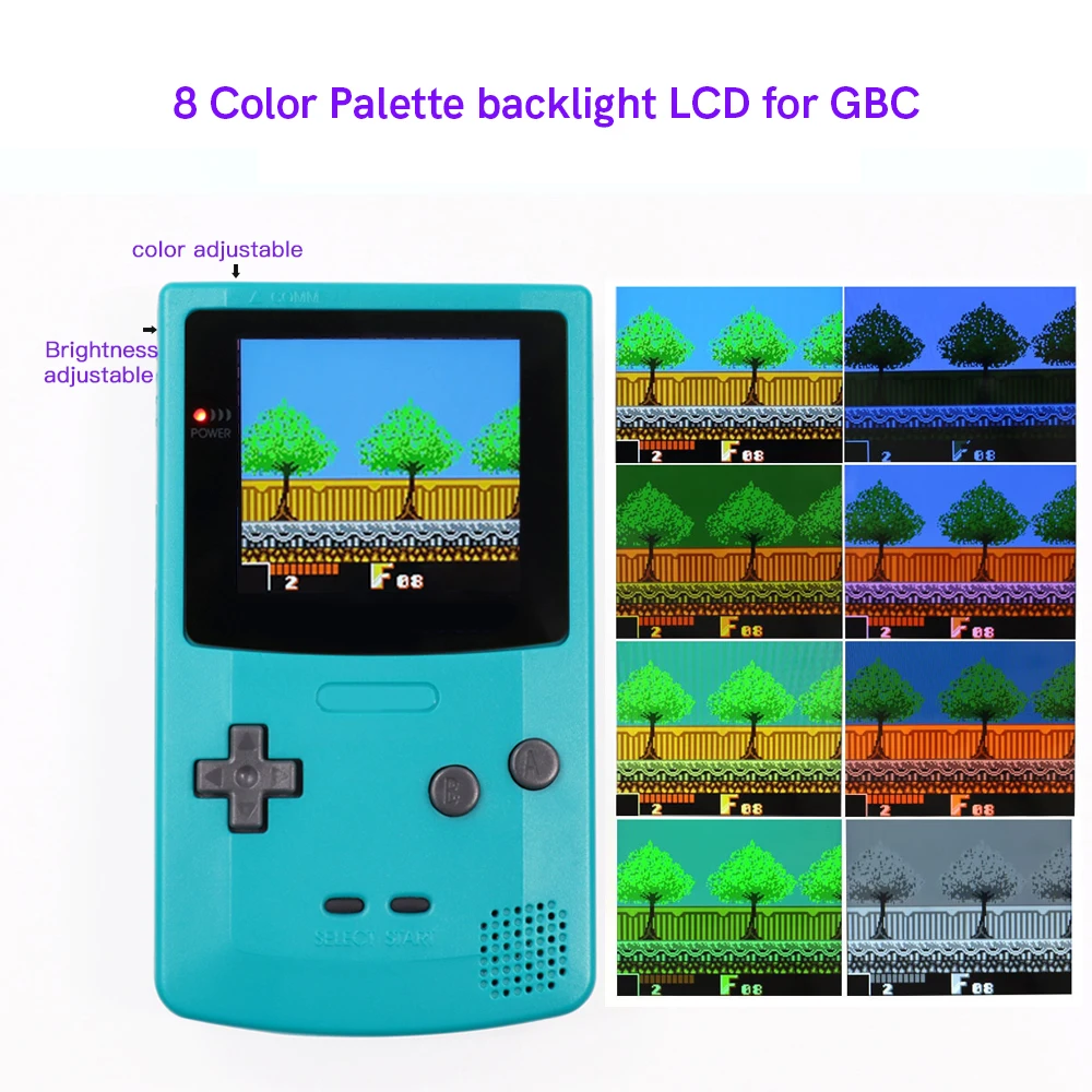 Q5 HDMI IPS Backlight LCD For GBC Screen Retro Pixel TV Output Mod For Game Boy Color