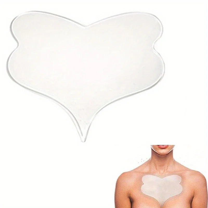 1PC 1PC Anti-Ageing Anti Wrinkle Chest Pad Reusable Silicone Transparent Brust Lifting Patch Wrinkles Remover Skin Care Tool - Aliexpress Deal