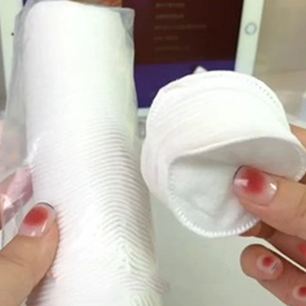 وسادات إزالة المكياج القطنية متعددة الاستخدام لتنظيف الوجه بشكل مناسب لتقشير الوجه بشكل ناعم من القطن لإزالة المكياج وبشرة الوجه