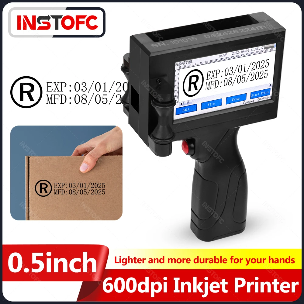 12.7mm Handheld Inkjet Printer: The Real-World Solution for On-Demand Packaging Labeling