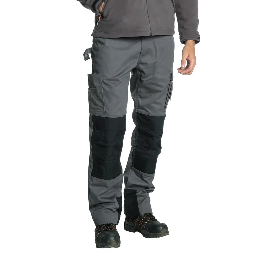 Splicing Fabric Multi Bag Work Pants, British Tactical Pants, Functional Work Pants