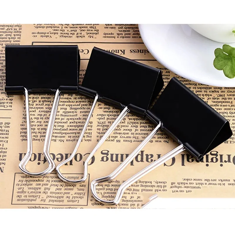 

10-100Pcs 25mm Long Tail Clips Expression Design Binder Clips For School Office Home Paper Clamp Organizing Files