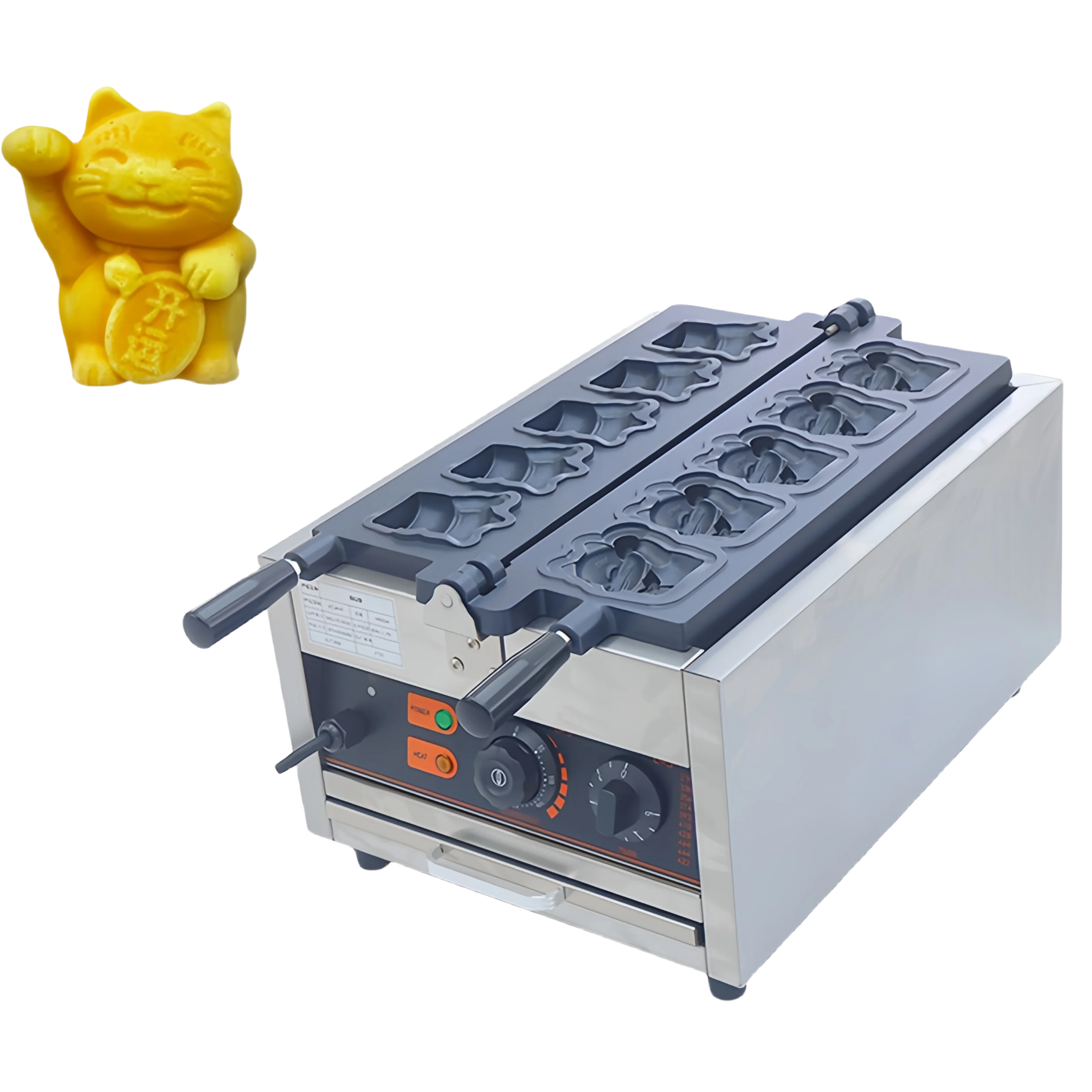 JS-16F Stainless Steel Braised Meatball Waffle Maker Condition New