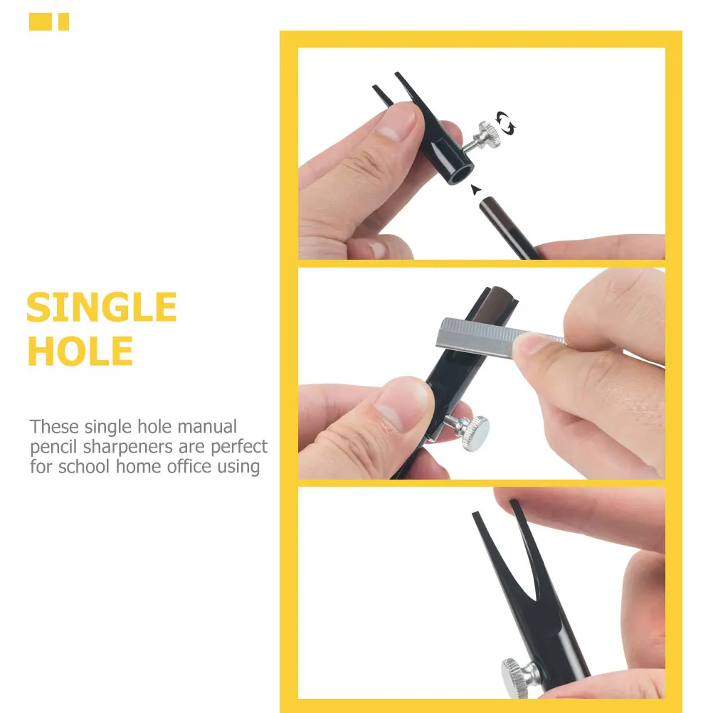 

Aluminum Pencil Sharpener Single Hole Eyebrow Makeup Tool Lightweight Durable Compact Size Fits Pocket Perfect For Travel School