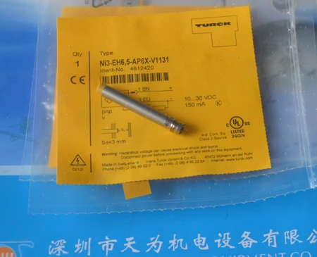 

[Genuine One-year Warranty] German Turck TURCK Sensor NI3-EH6,5-AP6X-V1131