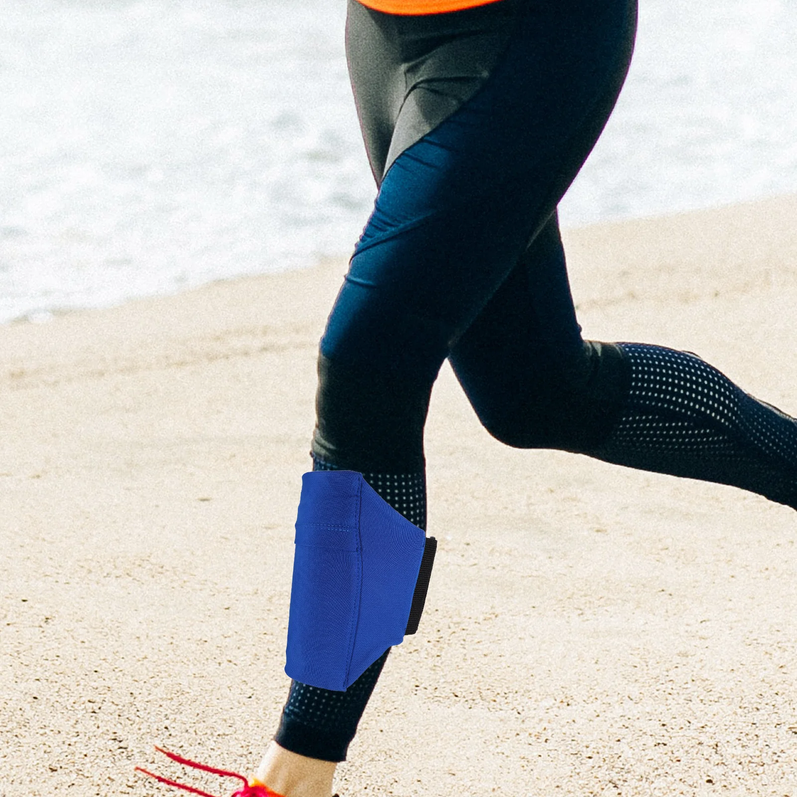 

Running Leg Bag with Phone Holder Comfortable Elastic Design for Cycling Surfing Military Camping Multi-Use Outdoor Pouch