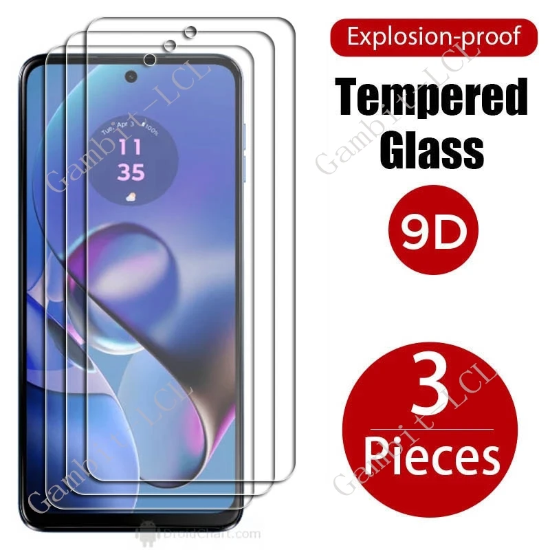 3PCS For Motorola Moto G52 G62 G72 G82 5G Defy 2021 Edge 20 Fusion lite E20 E30 E40 E6i  Screen Protector Tempered Glass Film