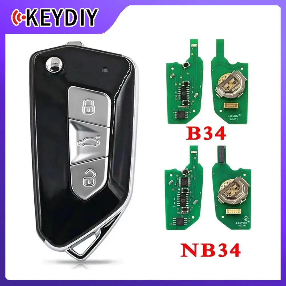 KEYDIY Universal B Series B34 NB Series NB34 Remote Control with Multi-functional Chip for KD-X2 KD900 Mini KD URG200 KD-MAX