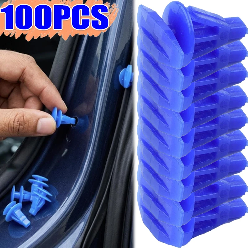 Universal Automotive Fastening Clip for Door & Window Sealing Strip Interior Snap Fasteners Car Accessories 30/40/50/100pcs