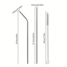 304 Stainless Steel Reusable Straws #3