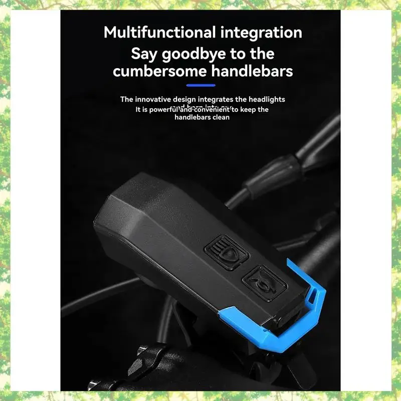 Luzes inteligentes para bicicleta, carregamento usb, buzina, iluminação noturna, faróis de mountain bike, equipamento de ciclismo