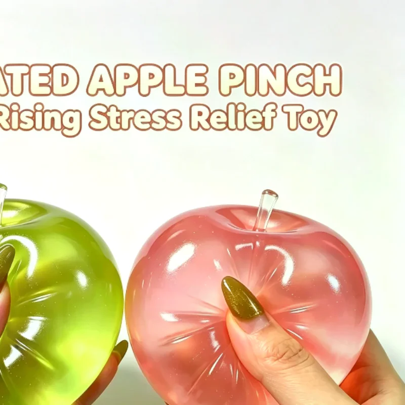 Transparent Stress Reliever Squeeze Toy Soft Full Rebound Fidget Toy Suitable for Home Office Use