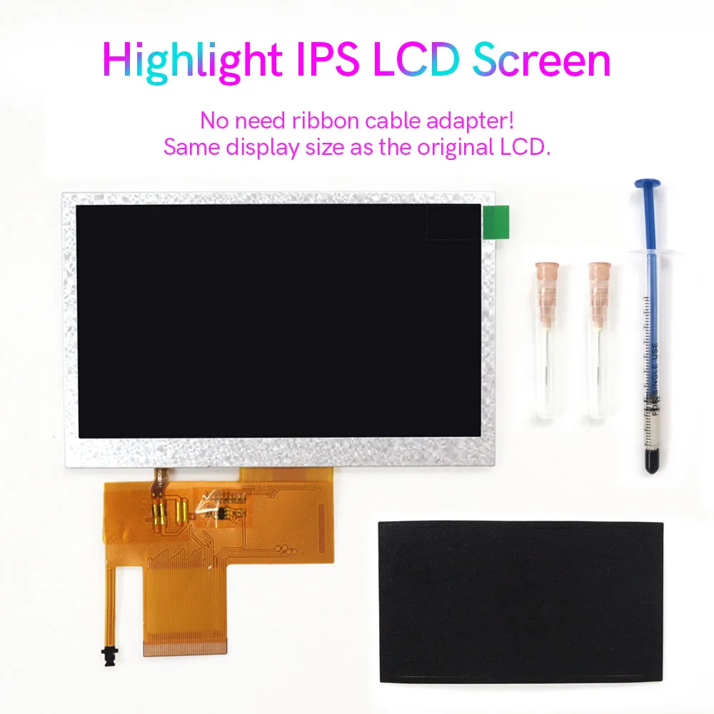 4.3inch PSP 1000 IPS LCD Highlight Screen Display No Need Ribbon Cable Adapter For Sony PSP 1000 Console