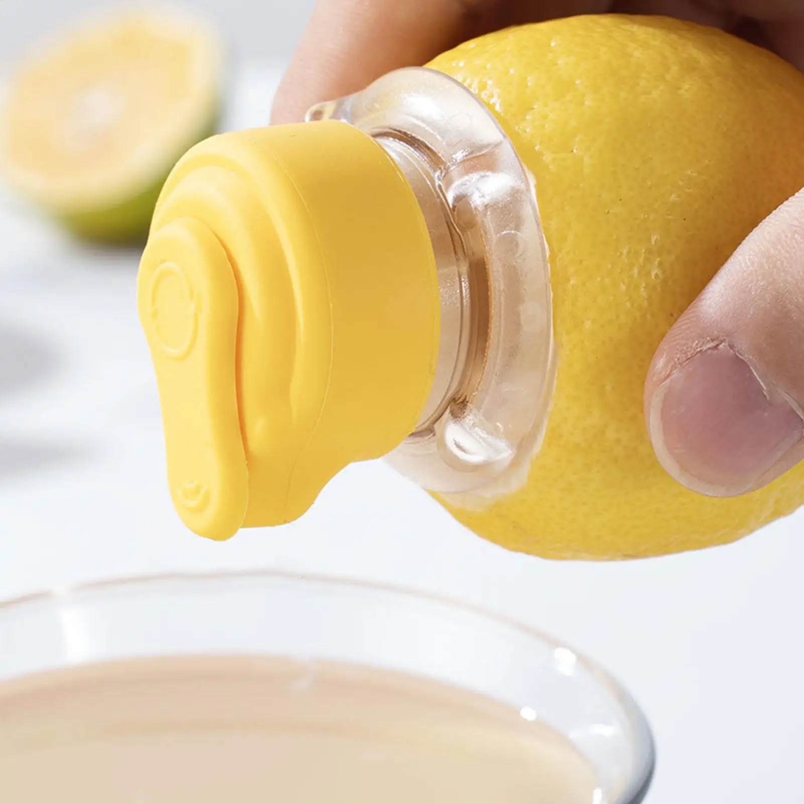 Handheld Lemon Squeezer 2 Pieces Handheld Citrus Juicer Small Lemon Squeezer For Kitchen Picnic Restaurant Bar Cafe Camping