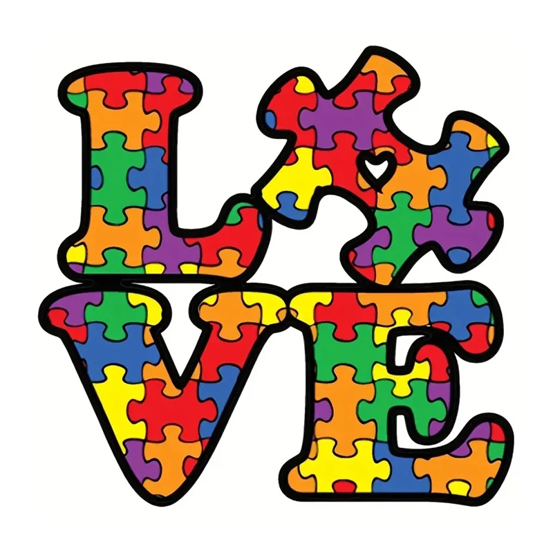 15cm Show Your Support for Autism Awareness with this Premium Quality Vinyl Car Decal Sticker