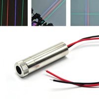 405nm 520nm 650nm Line Laser 50mW 100mW 200mW Violet/Green/Red Diode Module 12x45mm 5V