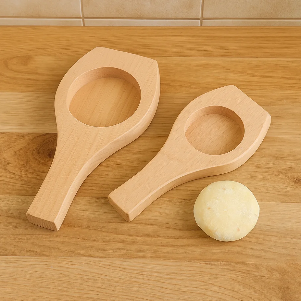 

Kitchen Gadgets Flat Bottom Wooden Suzhou-style Mooncake Mold Hand Press DIY Cookie Mould Handmade Rice Cake Mold Bakery