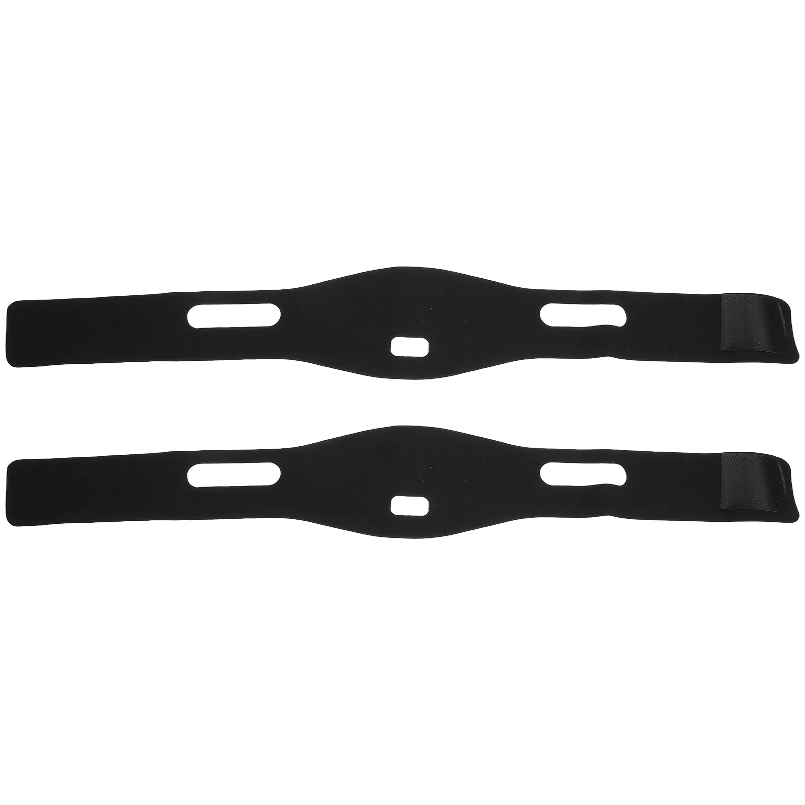 2Pcs Effective Snoring Chin Strap Premium Elastic Fabric Anti Snore Device with Stitched Seams Snoring Solution for Sleep