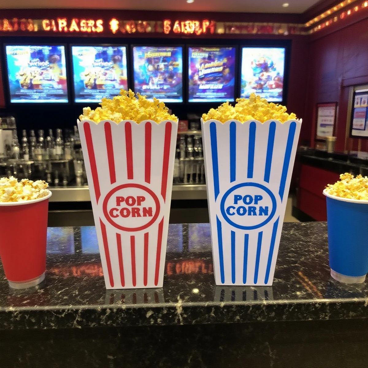 Hot New 3D Fake Popcorn Bucket PVC Realistic Movie Theater Snack Holder for Parties, Halloween, Cosplay, Gift - view 3