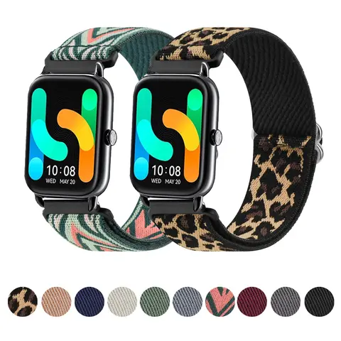 Cinturino in Nylon elastico per Haylou RS4 Plus/ Ls02/RS4 LS12 bracciale con cinturino per Xiaomi Mibro Lite/Mibro Color/Mibro Air Strap