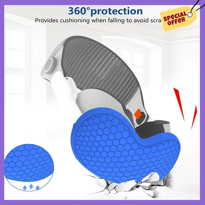 

-A96Z For Vision Pro Silicone Eye Mask Kit For Vision Pro Console Case Dustproof VR Accessories