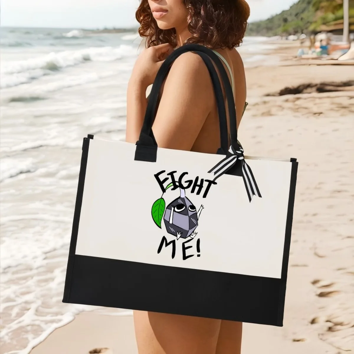 قتالني! (روك بيكمين) 2026 وصول جديد موضة عملية واسعة قابلة لإعادة الاستخدام حمل حقيبة نمط طباعة 2 لهجة الثقيلة كبيرة شو #1