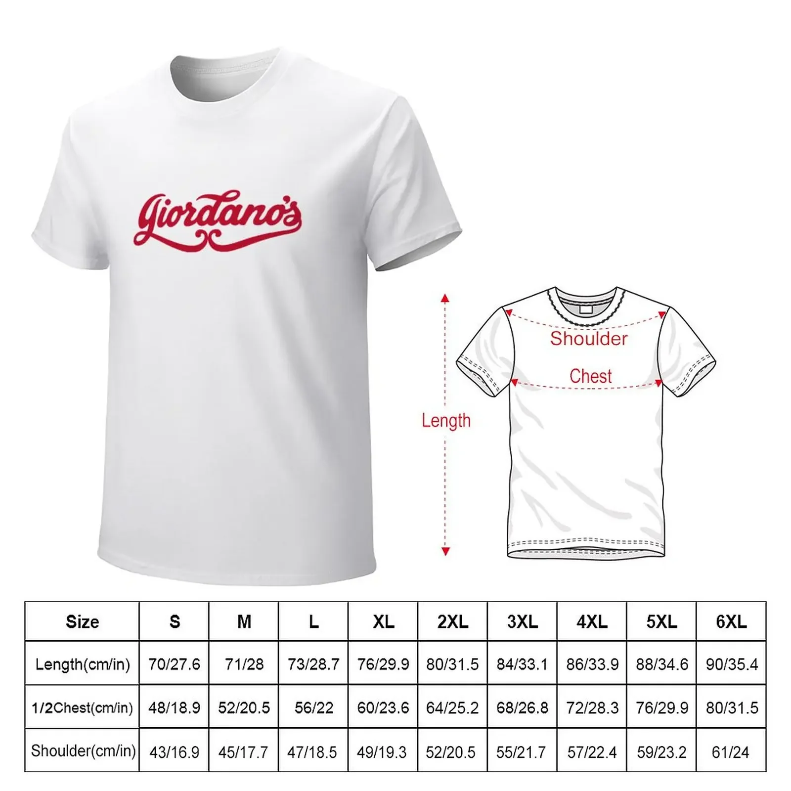 Giordano’s Pizza T-Shirt customs Short sleeve tee sublime mens t shirts casual stylish