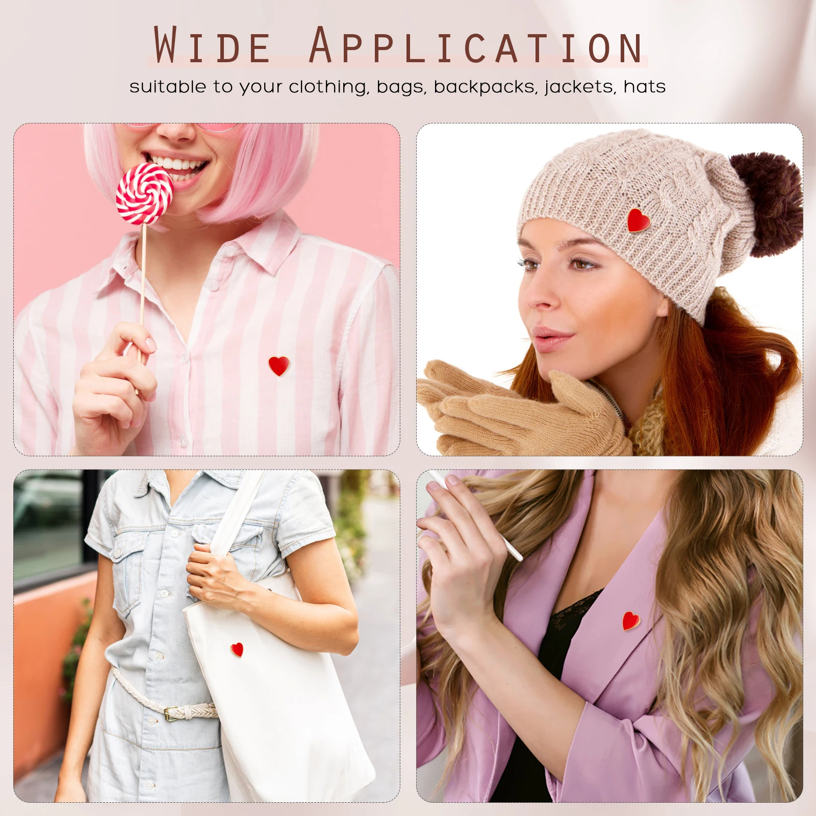 

12 pcs Brooches Elegant Pins for Clothes Pins And And Brooches Clothes Bags Women Valentine Gifts Accessories Jewelry