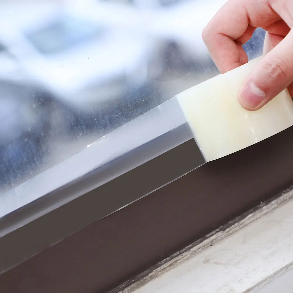 

2 Rolls Tape High Adhesive Sealing Strip for Windows Door Gaps Weatherproof Window Tapes Insulation Sealant Film