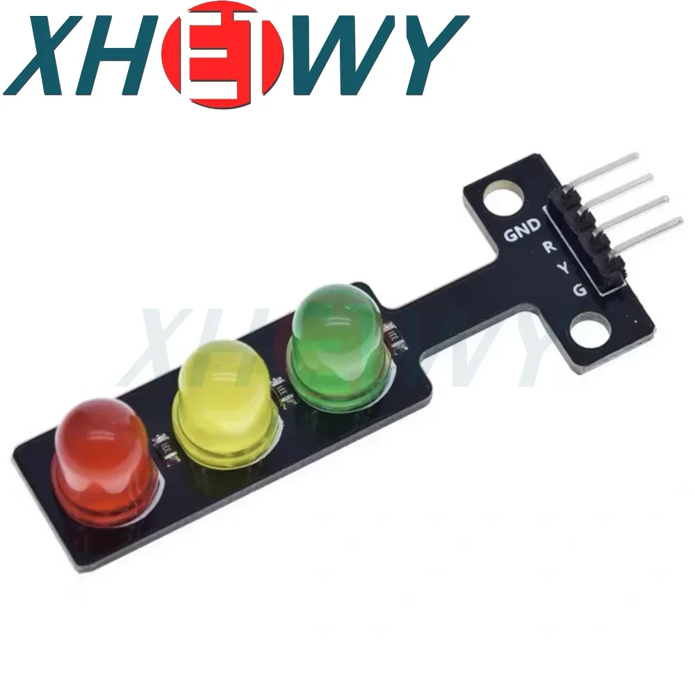 RGB LED信号機ディスプレイモジュール,5V,赤,黄,緑