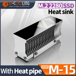 ID-COOLING ZERO M15 A1 M.2 2280 SSD Radiator Passive Cooling Heat Sink PC Computer Solid State Drive Heatsink with Thermal Pad