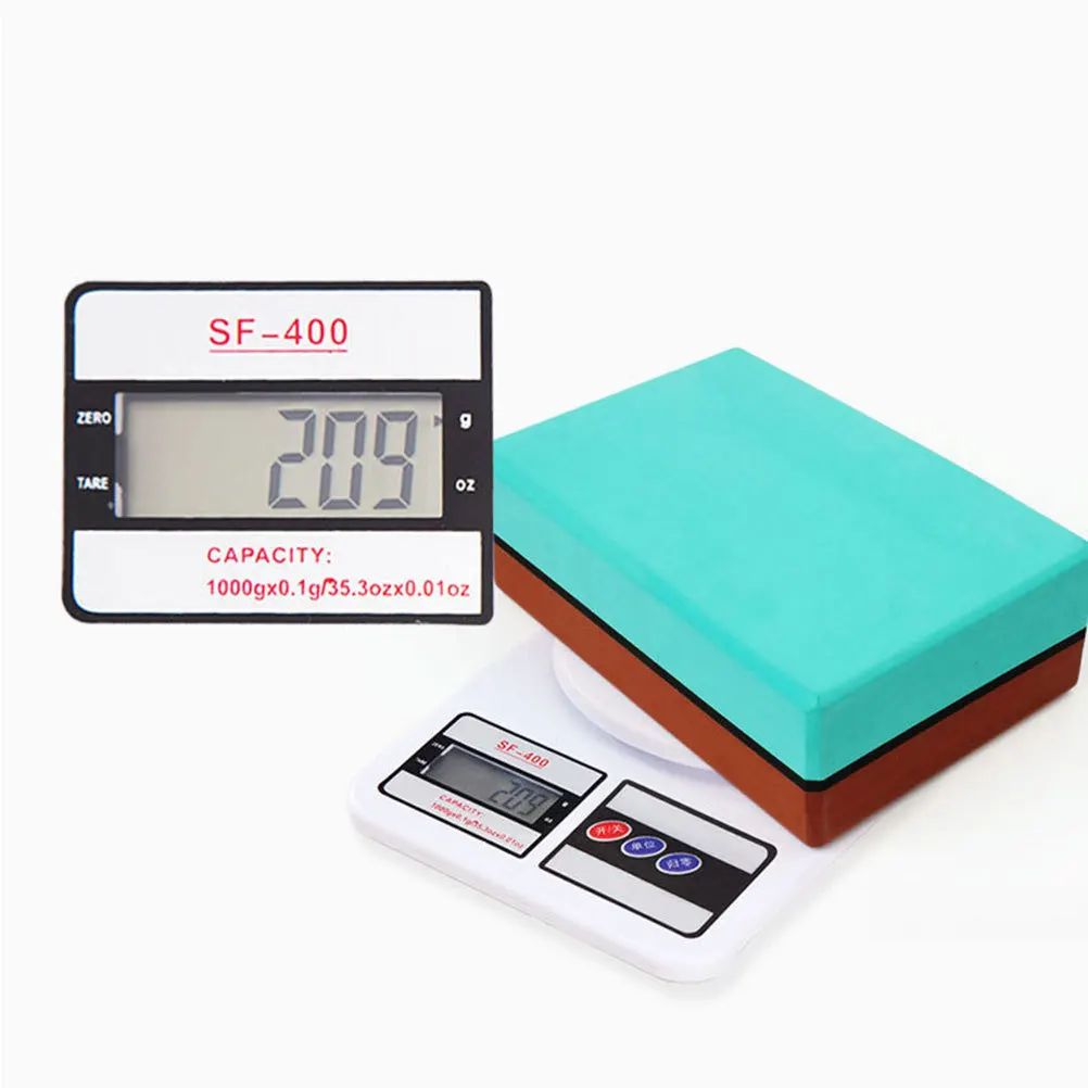 

2Pcs High Compressive Strength Yoga Blocks Lightweight Stable Eva Foam Bricks for Posture Alignment Stretching Aid Pilates Gym