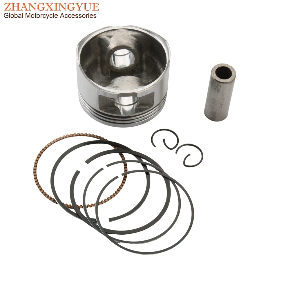 Scooter Piston Kit For Honda PS125 SH125 Ses Dylan Nes Pes S-Wing Pantheon FES Sh 125cc 13011KGF910 13101KGF910 52.4mm /14mm