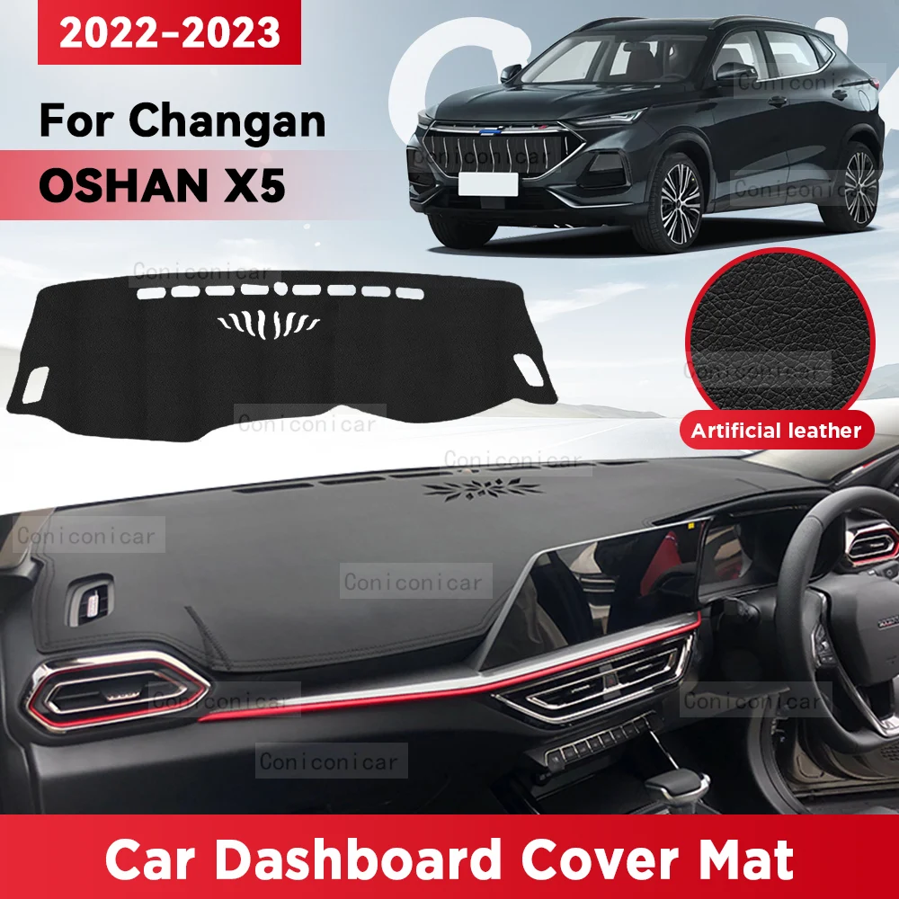 

For Changan OSHAN X5 2022 2023 Car Dashboard Cover Mat Sun Shade Pad Avoid Light Mat Instrument Carpet Protection Accessories