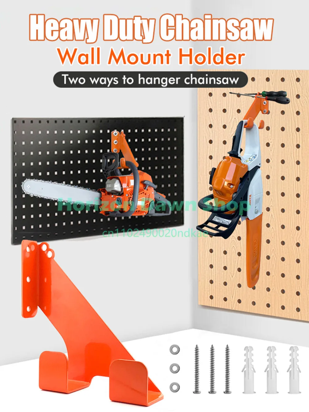 Heavy Duty Chainsaw Hook Wall Mount Chainsaw Stand Garage Chainsaw Storage Rack