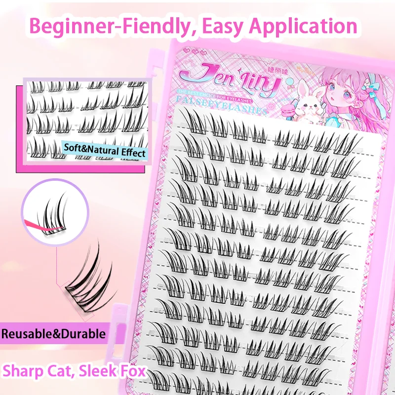 ขนตาปลอมเส้นเดียวหนาและดูเป็นธ - Eyelash Extension Anime Style บทวิจารณ์และราคา