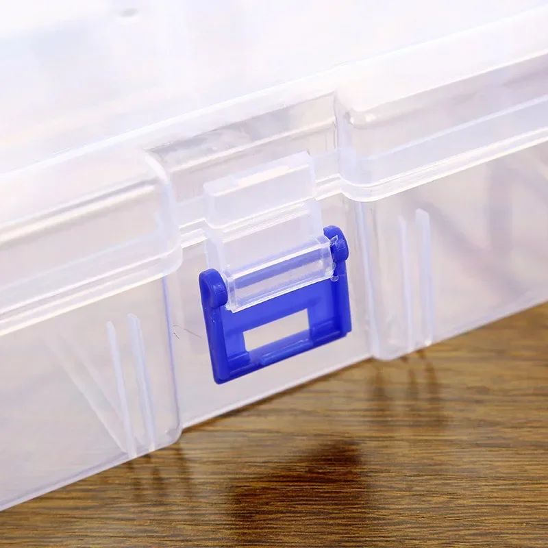 Large-Capacity Transparent Plastic Cosmetics Storage Box Holder Case Display Organizer Container  Small Accessory