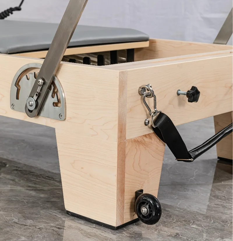 YTYIN High Quality Maple Wood Pilates Reformer Essential Fitness Equipment For Studio Or Home Use Packaged In A Box