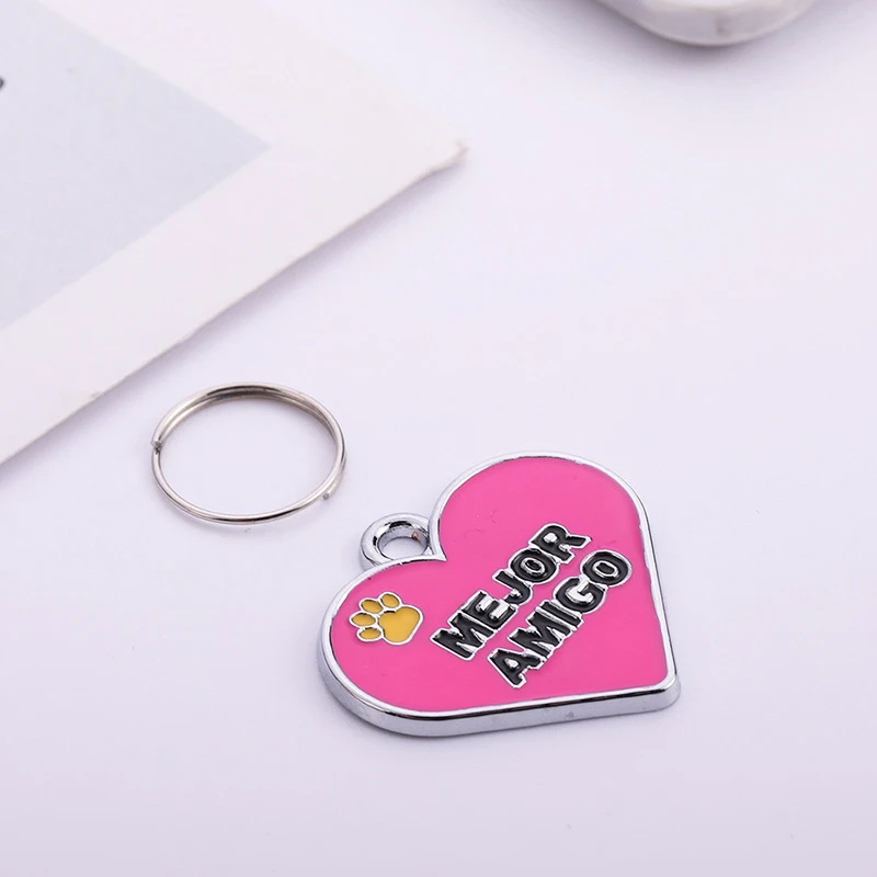 Exclusive Personalized Custom Love Pet Dog Tag ID Card Custom Nameplate Dog Collar Accessories Anti-lost Pet Supplies Wholesale