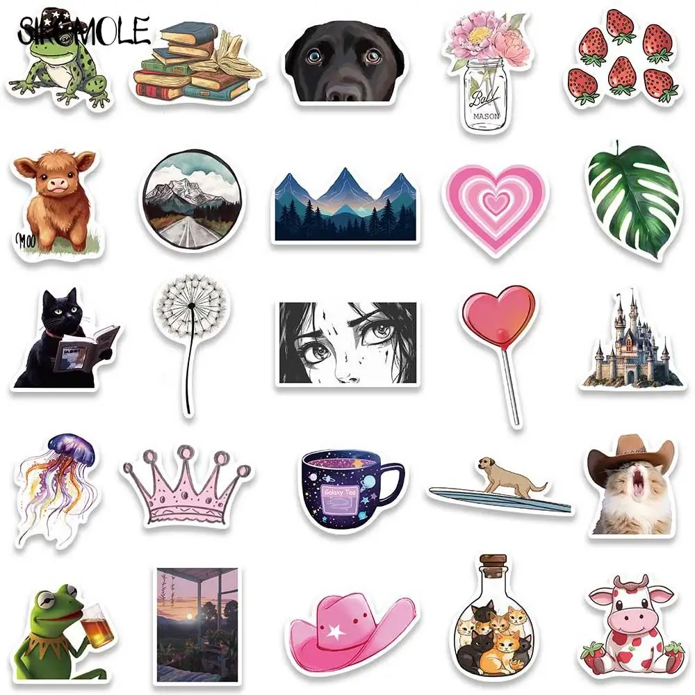 10/30/50 Uds colección de dibujos animados de pegatinas de puntos calientes Kawaii DIY equipaje de viaje guitarra nevera portátil niños calcomanías pegatina de grafiti