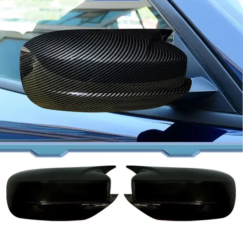 

For Dodge Charger SRT 2011-2022 Chrysler 300 2011-2019 Rearview Mirror Cover Caps ABS material