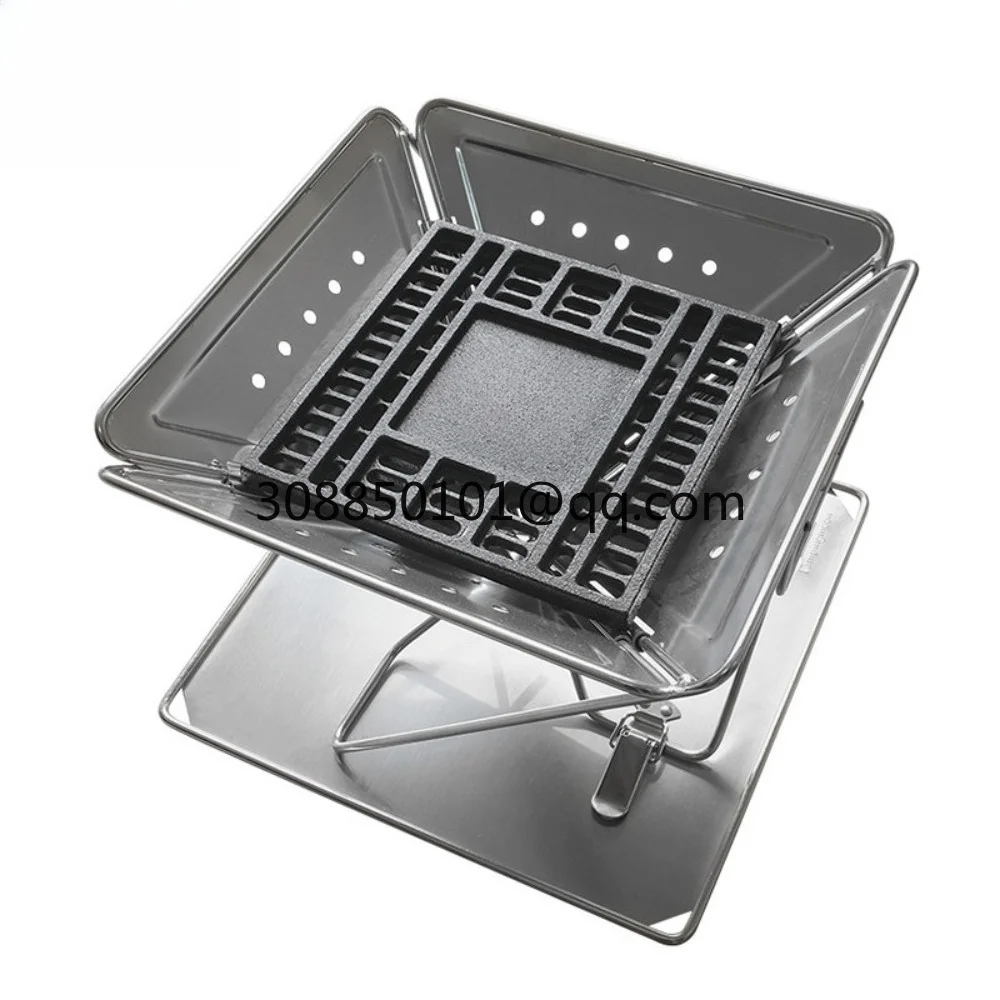 Cast iron carbon bed, carbon plate, cast iron material, not easily deformed, heat-resistant oven mesh