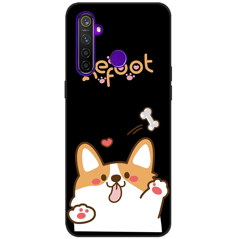 For Realme 5 Case RMX1927 Silicon Soft Phone Cover For OPPO Realme 5 Pro RMX1971 Realme5 5Pro TPU Back Coque Capa Funda