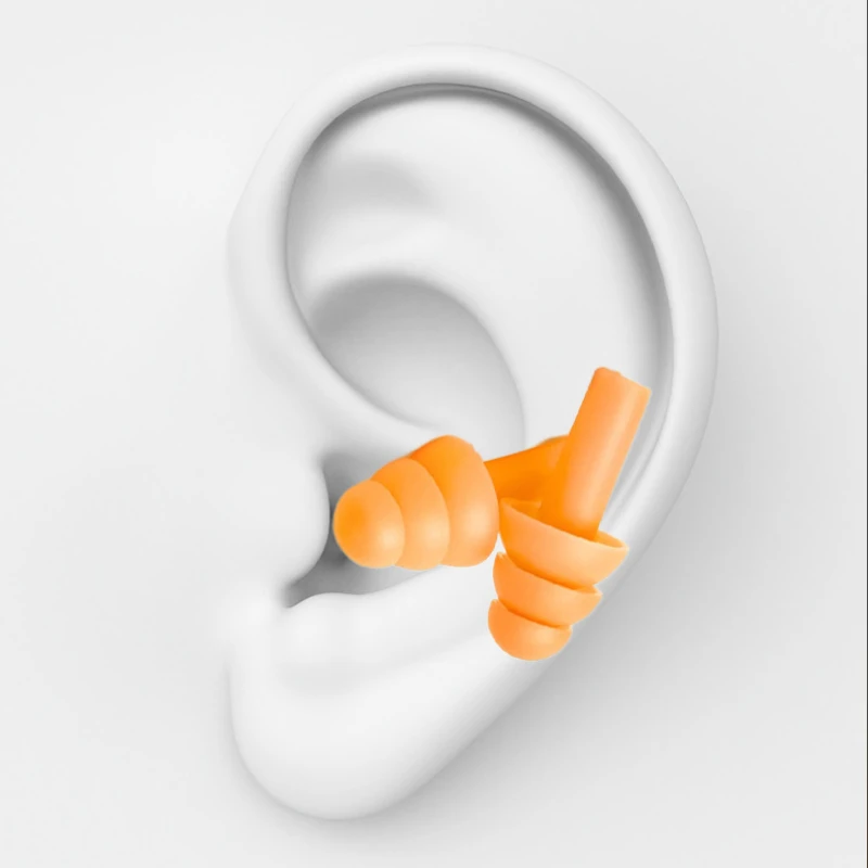 

Christmas Tree Silicone Earplugs, waterproof soundproof design, soft anti-noise ear plugs for swimming, diving and drifting spor