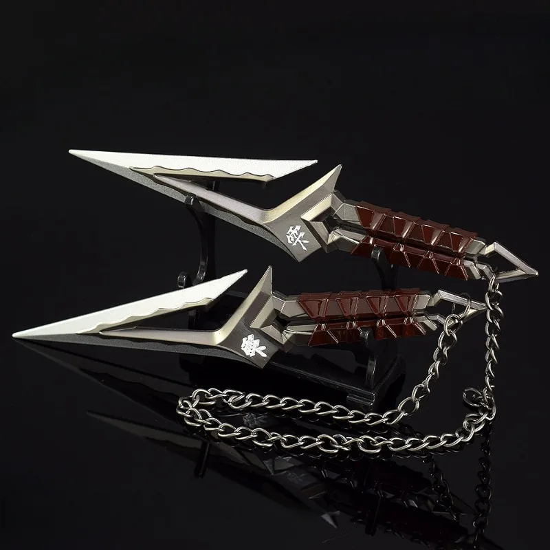16cm armaelee kuronami no yaiba ninja kunai jogo periféricos arma modelo de metal samurai ornamento desktop artesanato brinquedos coletar