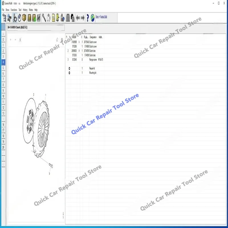 06.2025 New version Electronic spare Parts Catalogue Release For Scania Multi  05.2024 Truck Bus Engine EPC program software